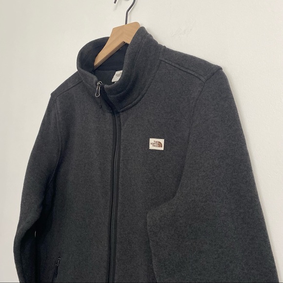 The North Face Size XL Black Heather Crescent Full Zip Jacket - Picture 5 of 12